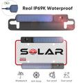 HD Solar Wireless Backup Camera for Car, IP69K Waterproof Reverse Camera with 3350mAh Rechargeable Battery-[Works with Solar 3 Only]