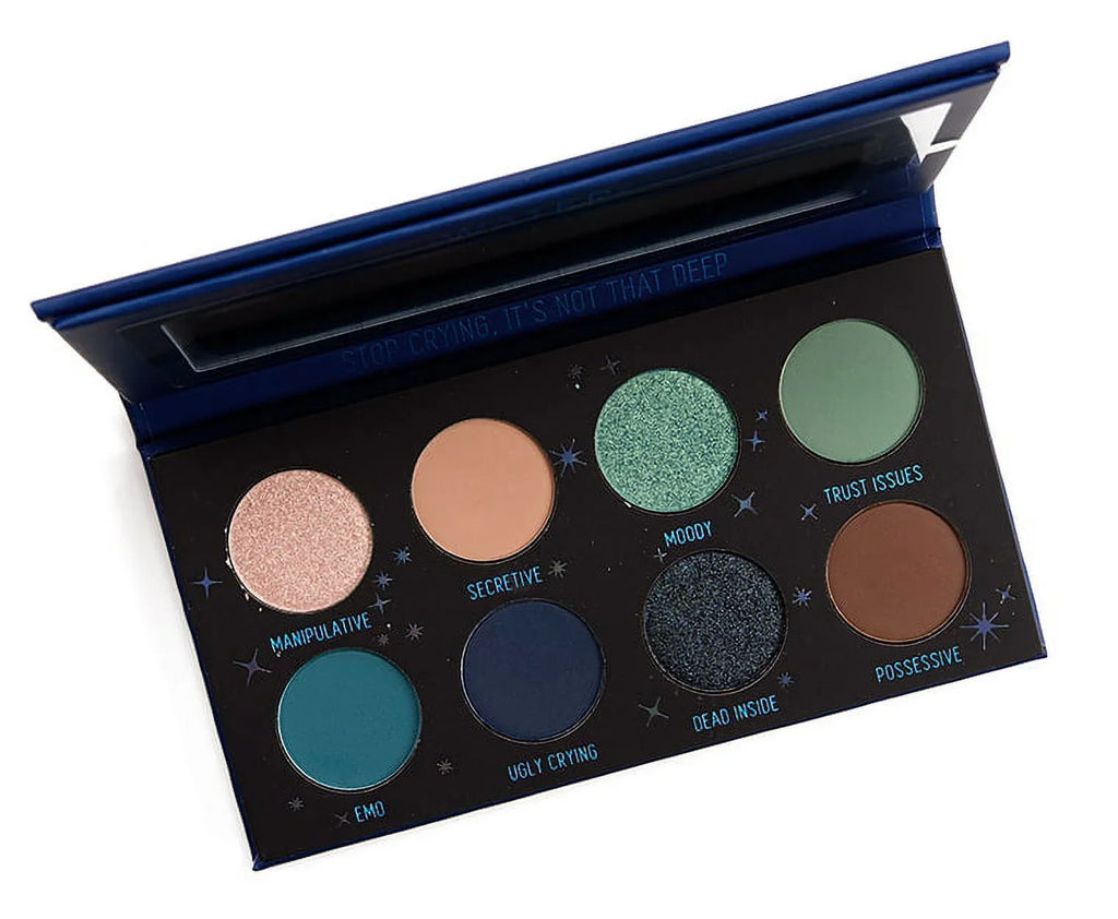 Melt Cosmetics Mini Bad Side Zodiac Eyeshadow Palette aqua Cancer Scorpio Pisces
