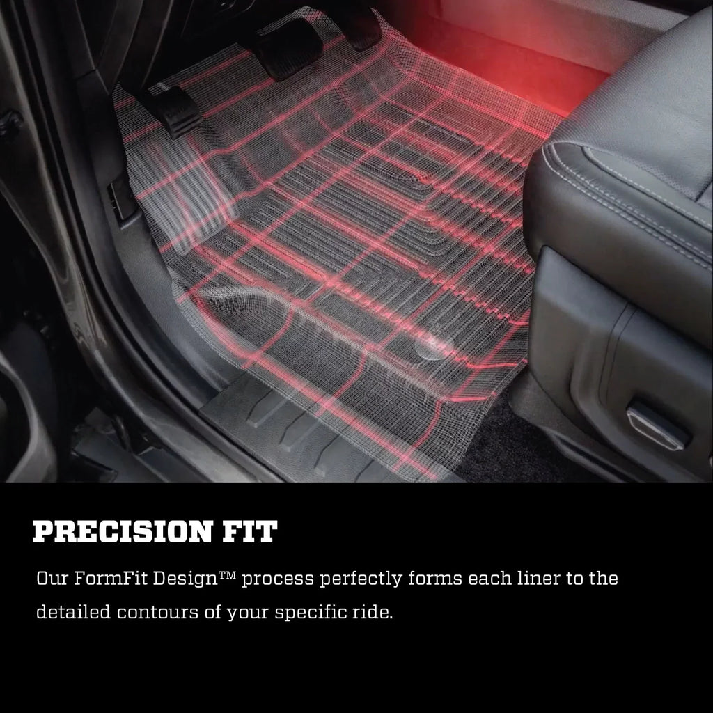 Husky by RealTruck 3rd Seat Floor Liner suitable with 17-18 Pacifica matching with select: 2017-2021 Chrysler Pacifica Touring L, 2020-2021 Chrysler Voyager