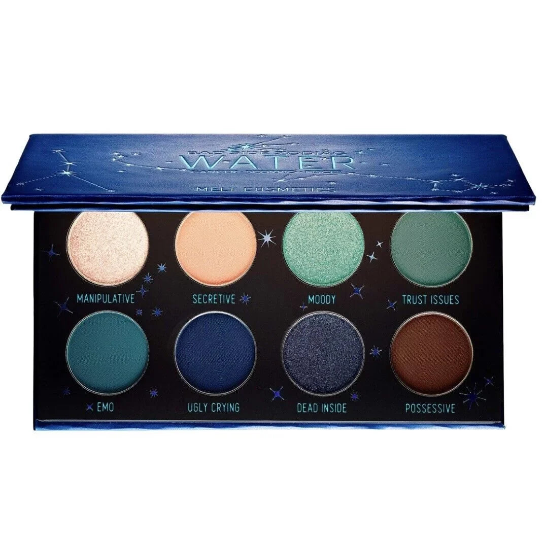 Melt Cosmetics Mini Bad Side Zodiac Eyeshadow Palette aqua Cancer Scorpio Pisces