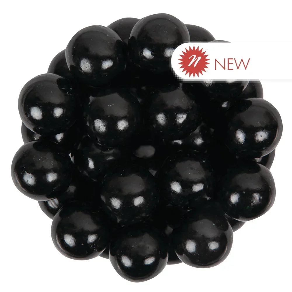 50 Pieces Per Pound - Tutti Frutti Flavor. NY SPICE SHOP Black Gumballs - 5 Pound - Approx