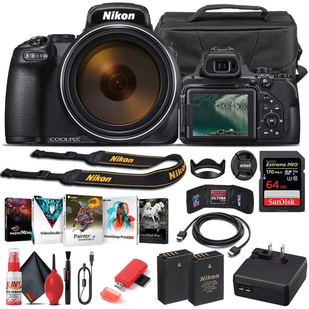 COOLPIX P1000 Digital Camera 26522  - Basic Bundle