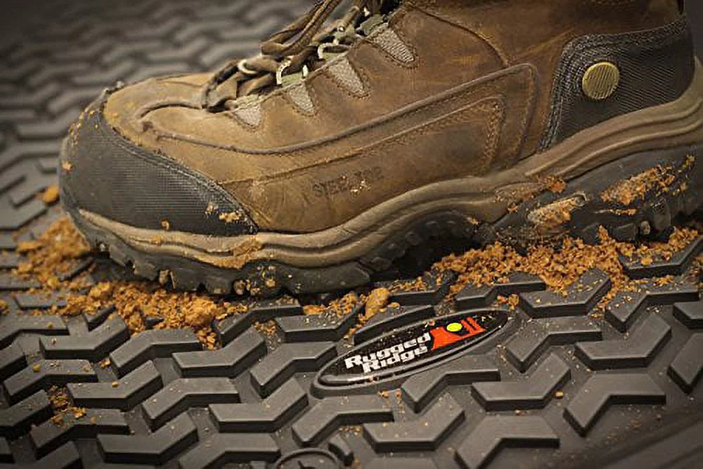 Rugged Ridge by RealTruck | Floor Liner, Rear | 12950.10 | suitable with 1997-2006 Jeep Wrangler TJ/LJ