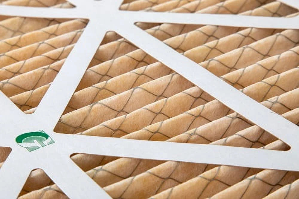 Actual Size: 11-1/2 x 19-1/2 x 7/8. 6 Pack of 12x20x1 MERV 11 Pleated Air Filters by Glasfloss