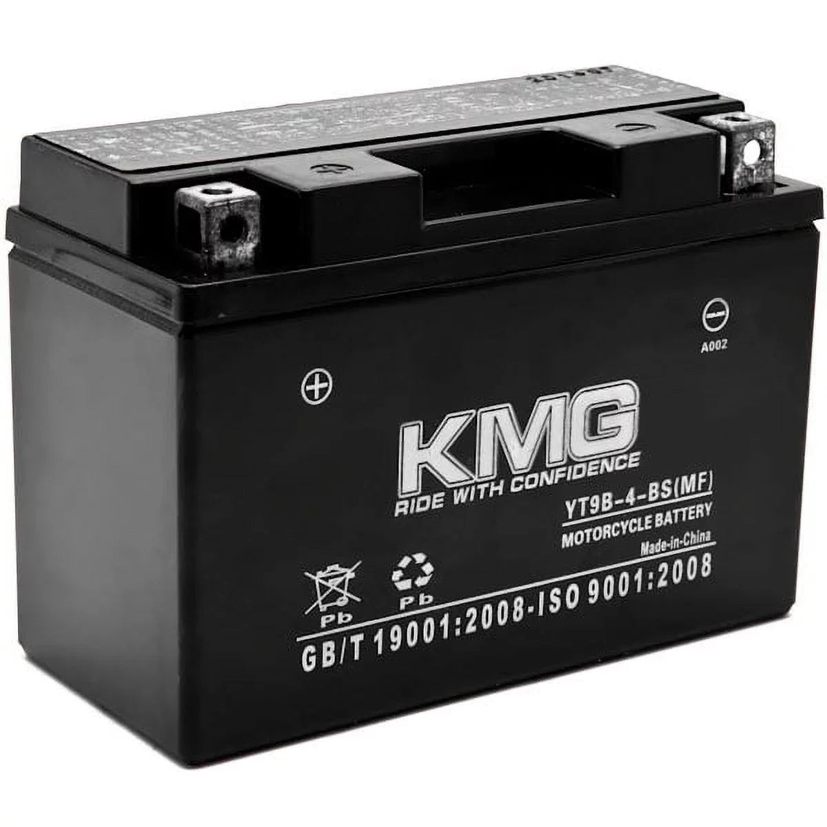 KMG YT9B-4-BS Battery suitable with Yamaha 700 YFM70R Raptor 2006-2012 Sealed Maintenance Free 12V Battery High Performance SMF OEM Replacement Powersport Motorcycle ATV Snowmobile Watercraft