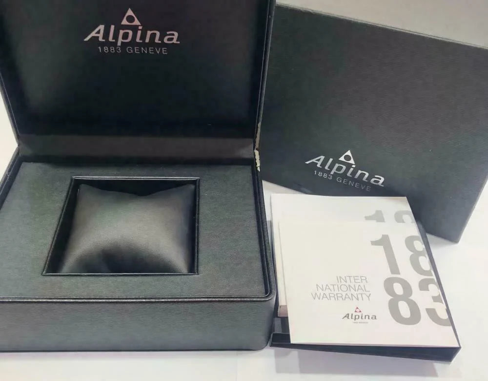 Alpina Startimer Pilot Chronograph AL-371BB4FBS6 Black PVD Quartz Men's Watch