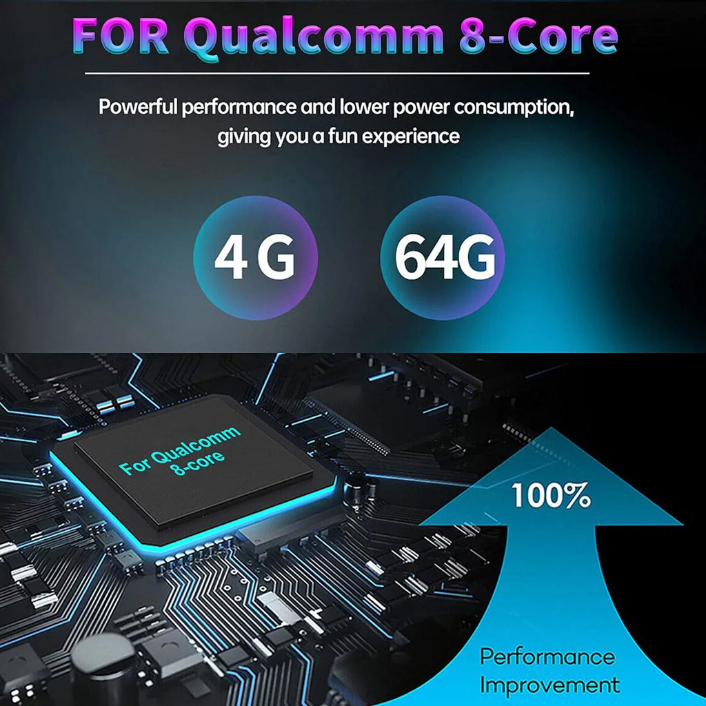 Multimedia Video Box, Android 9, 4G+64G, Carplay AI Box Support YouTube/Netflix , The Magic Box Carplay Streaming for Car, Wired to Wireless Carplay& Android auto Adapter/Dongle