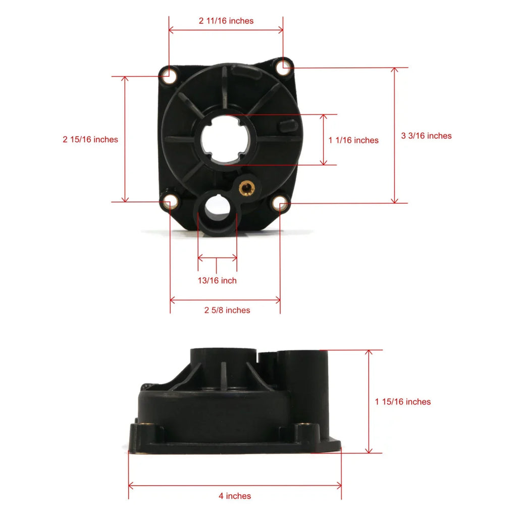 The ROP Shop | aqua Pump Impeller, Housing Kit For 1993 Evinrude 65  E65WMLETD Outboard vessel