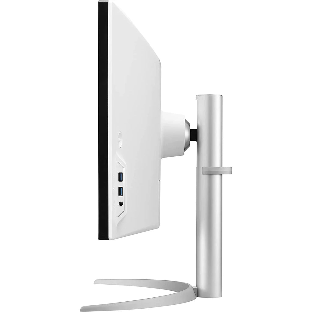 Open Box  49WQ95C-W 49" 32:9 Curved UltraWide DQHD (5120 x 1440) Nano IPS Monitor, NVIDIA G-SYNC matching & AMD FreeSync Premium Pro, HDMI 2.1 and USB Type-C, Tilt/Height/Swivel Adjustable