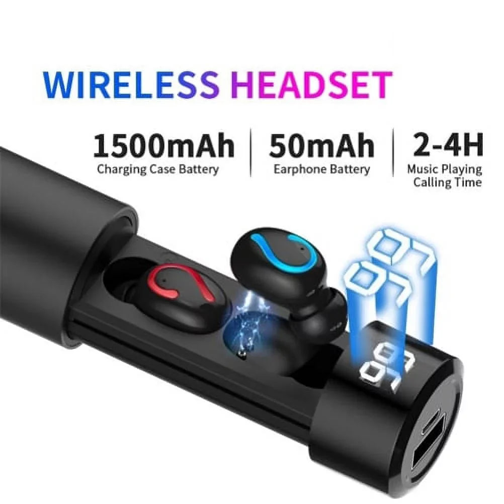 Earbuds Wireless TWS Headphones Earphones True Wireless Stereo Headset R2R for  Galaxy TabPRO 8.4 Tab 3 8.0 7.0 4 10.1 SM-T530 2 10.1, S5 Active, S10 5G On5 Note 9 8 5 NotePRO 12.2 4 3