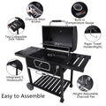 Deluxe Charcoal Grill, BBQ Smoker Picnic Camping Patio Backyard Cooking, camping USA