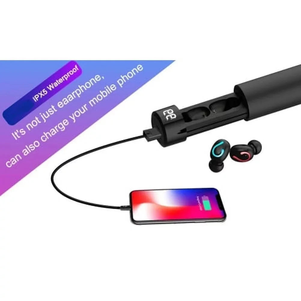 Earbuds Wireless TWS Headphones Earphones True Wireless Stereo Headset R2R for  Galaxy TabPRO 8.4 Tab 3 8.0 7.0 4 10.1 SM-T530 2 10.1, S5 Active, S10 5G On5 Note 9 8 5 NotePRO 12.2 4 3