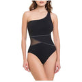 Profile by Gottex Stargazer One-Shoulder One-Piece Swimsuit (14) Black