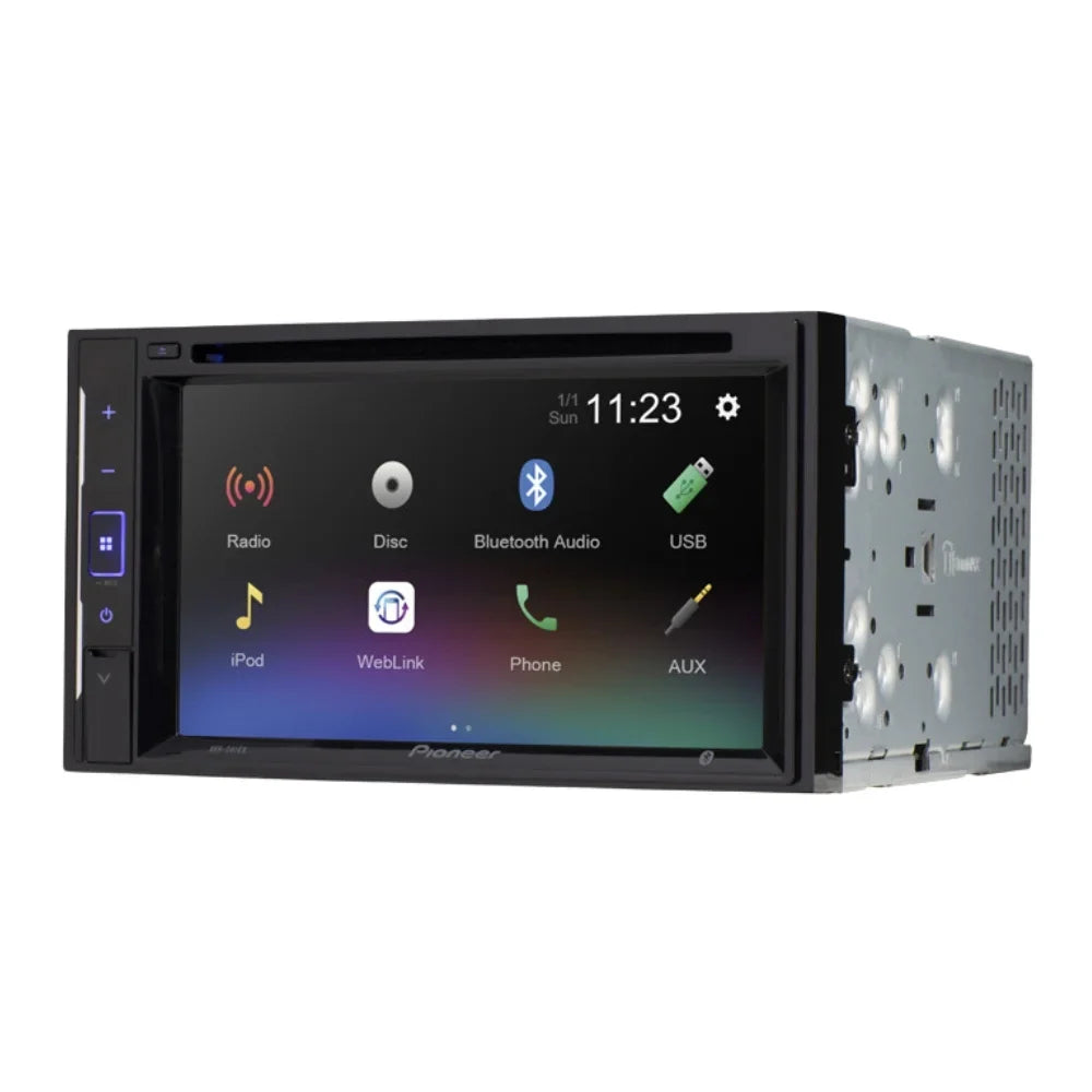 KIT2611 Bundle with Pioneer Multimedia DVD Car Stereo and Installation Kit - for 2013-2016 Nissan Versa w/Oversized Radio / Bluetooth Touchscreen, Backup Camera, 2 Din Dash Kit