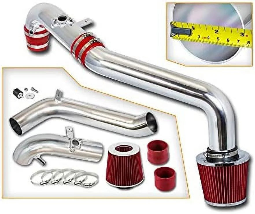 Rtunes Racing Cold Air Intake Kit + Filter Combo RED appropriate For 08-12 Scion xB