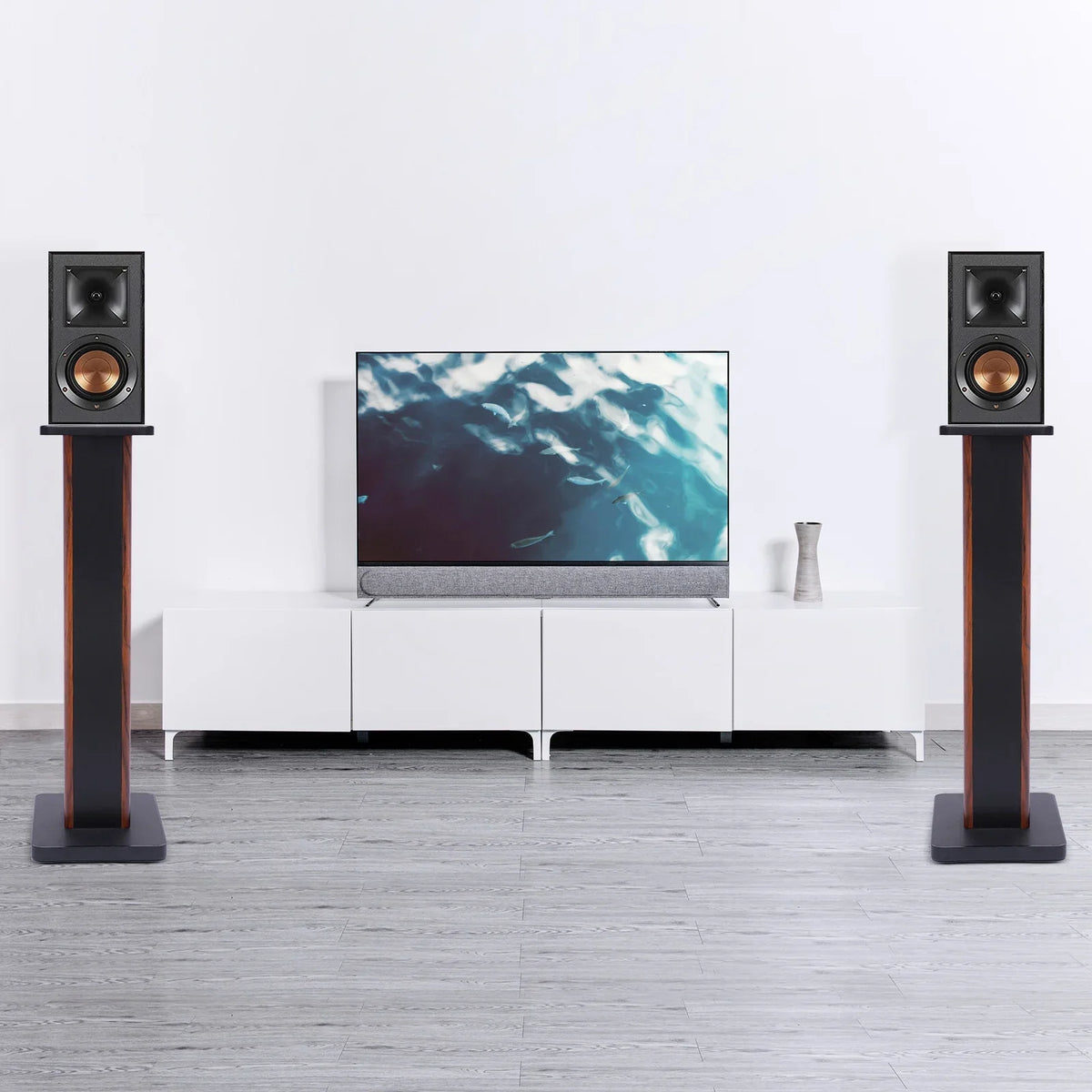 2x28" Studio Speaker Holder Monitor Stands Home Theater Multimedia Speaker Stand
