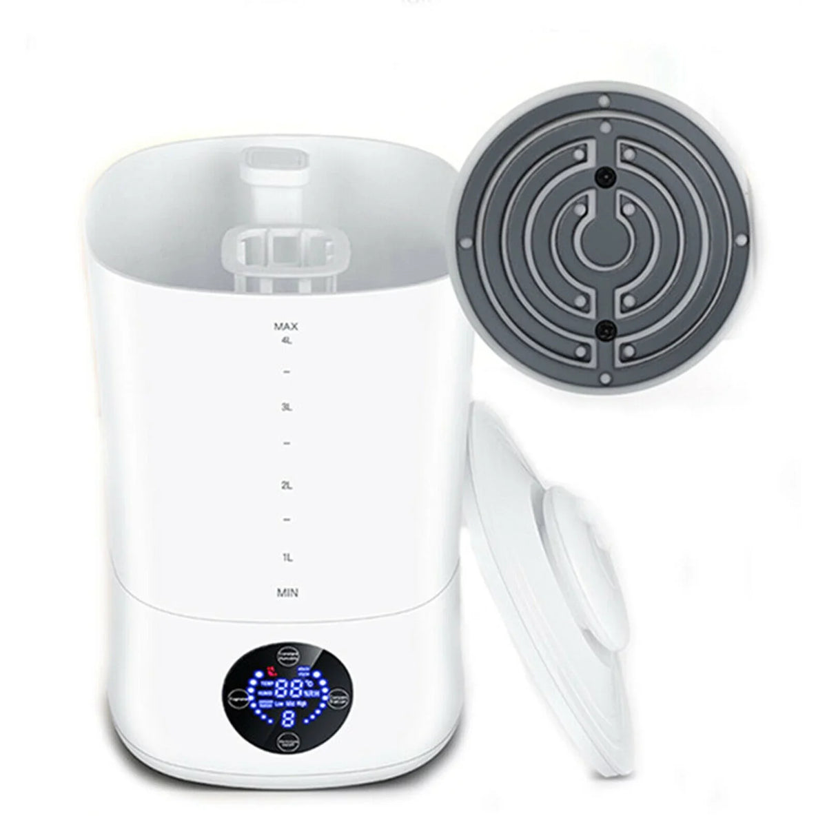 DIY Sodium 4L Hypochlorous Acid liquid Making Machine Humidifier W/ Remote White