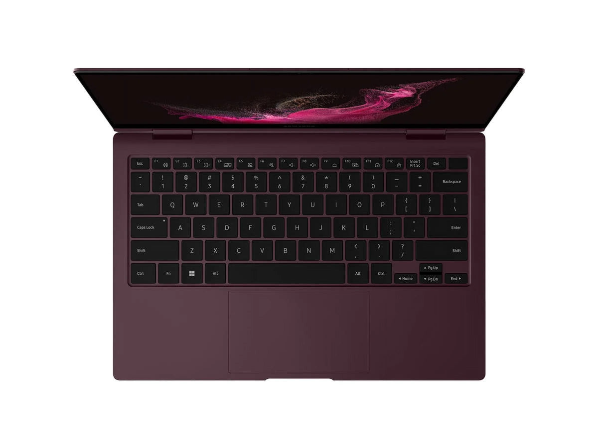 Restored  Galaxy Book 2 Pro 360 15.6" 1TB (Burgundy) 2-in-1 AMOLED Touch Screen Laptop -  Core i7 (Refurbished)