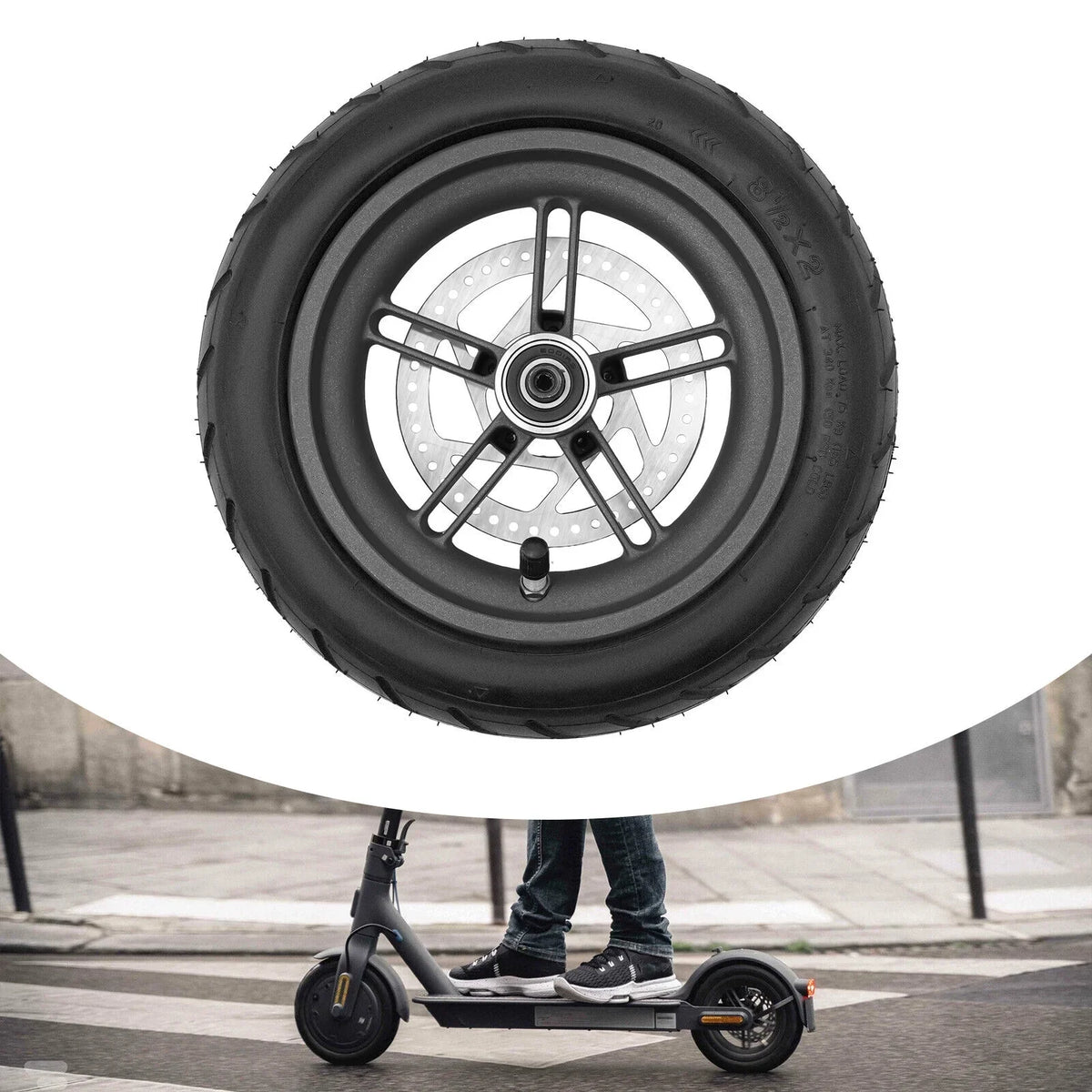 Electric Scooter Solid Tire 10X2.125 Rear Wheel Tyre For M365  10 Inch