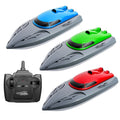 ALLCACA 2.4GHz Toy Watercraft 18km/h High Speed RC ship Remote Control Boats for Pools and Lakes - Blue