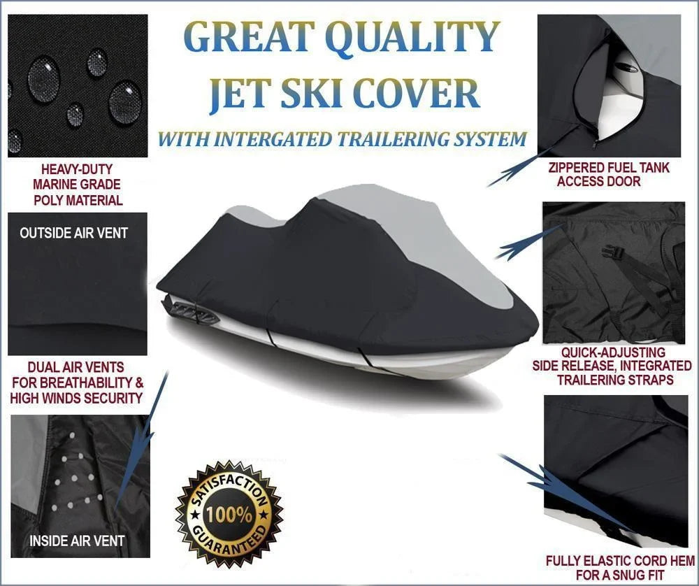 SUPER HEAVY-DUTY Jet Ski wrap jetski suitable for PWC Yamaha Wave Runner FZR 2009-2016