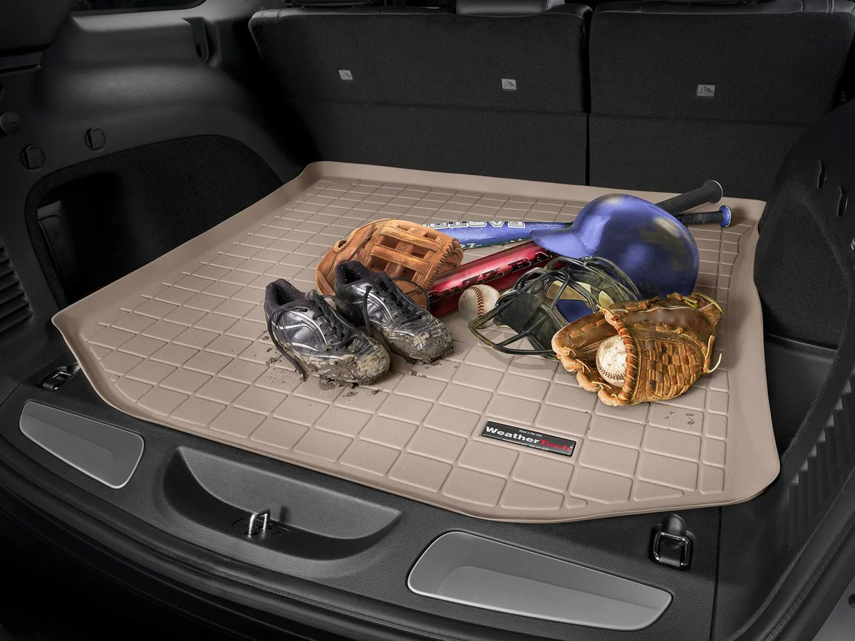 WeatherTech Cargo Trunk Liner matching with  Edge ST, Edge - Behind 2nd Row Seating Tan