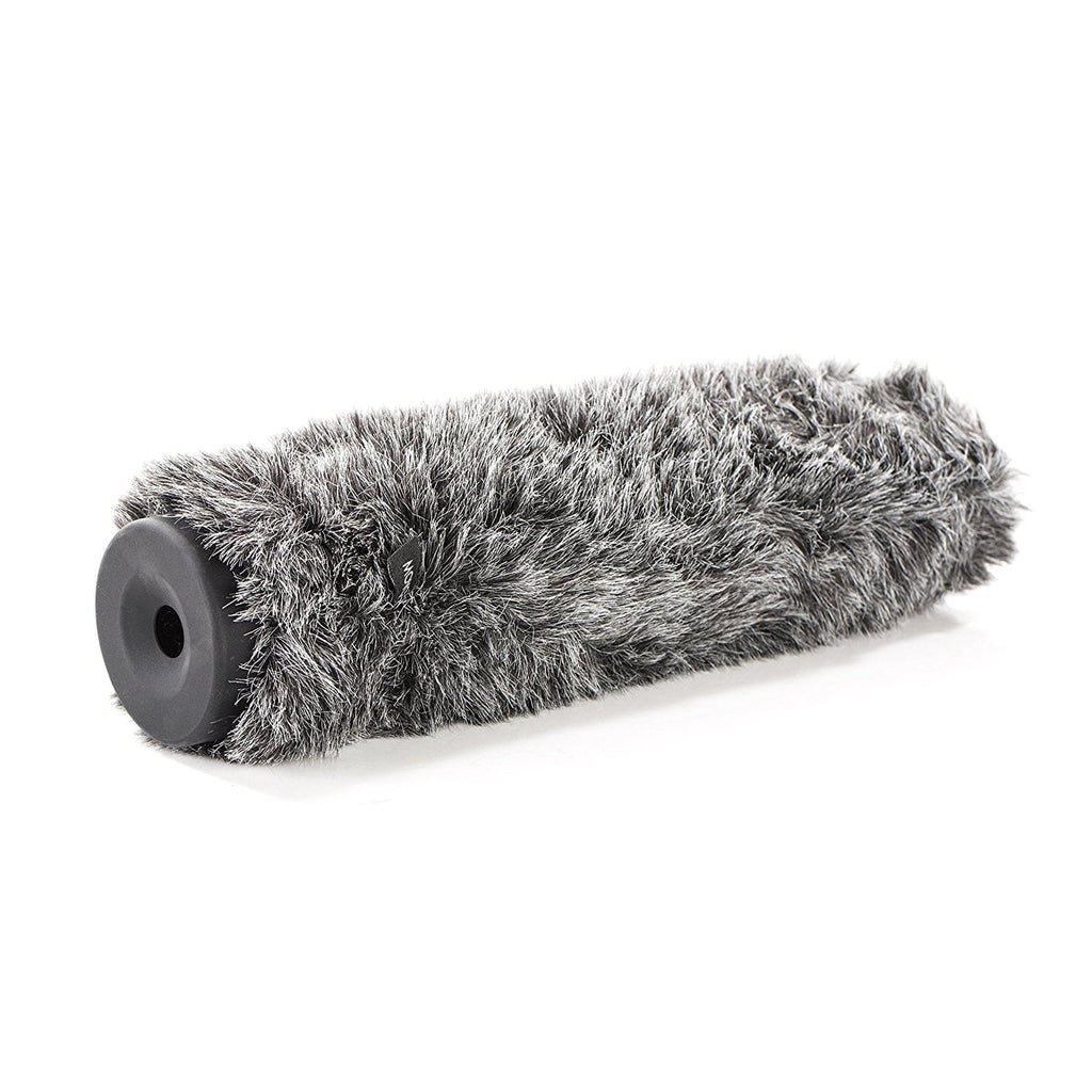 Movo Ws-g270 Furry Rigid Windscreen For Microphones 18-23mm In Diameter And Up To 10.6" [27cm] Long - Dark Gray