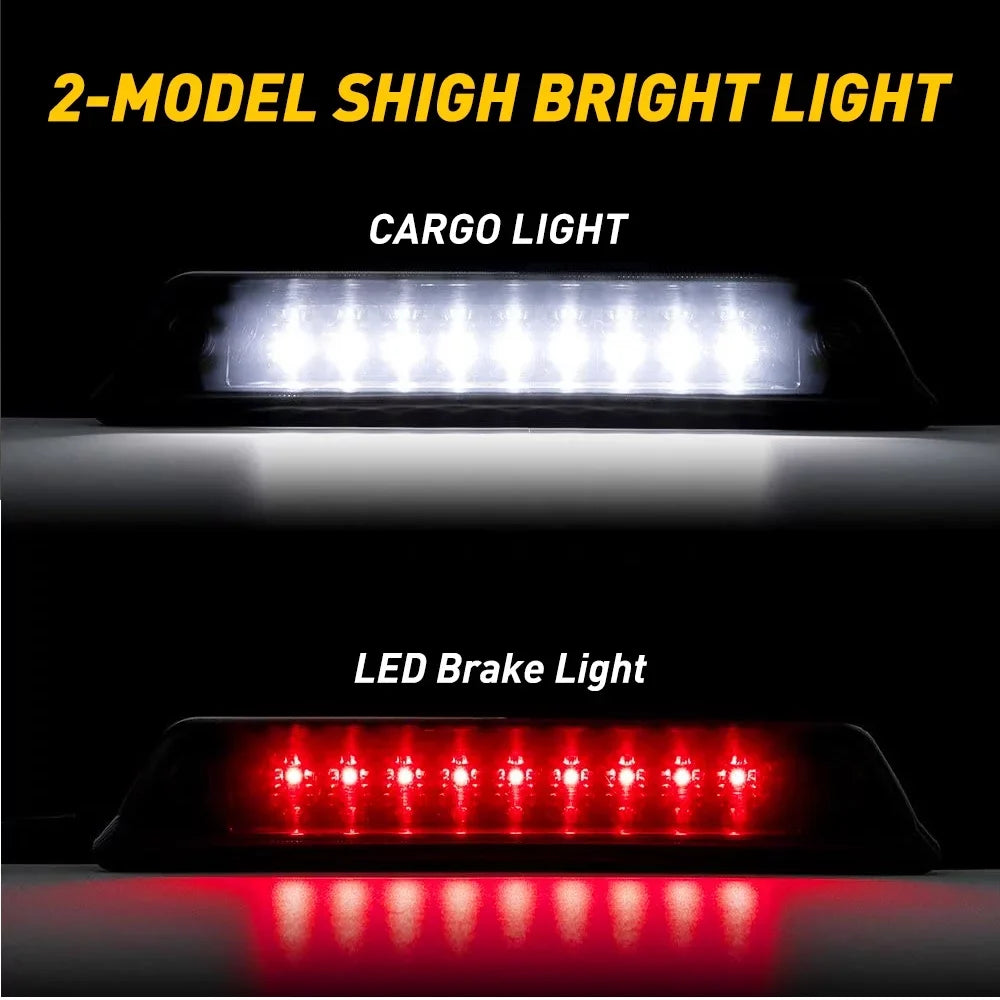The 3rd Brake Light/Rear Cargo Light Smoked For 2009-2014  F150, Power Saving, IP67 Waterproof