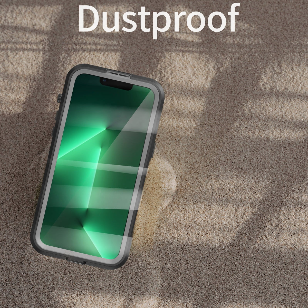 for iPhone 14 Pro 6.1" Case Waterproof, Built-in 6H Screen Protector [Real 360][IP68 Underwater][14FT Military Dropproof][Dustproof][matching with MagSafe] for iPhone 14 Pro - Black