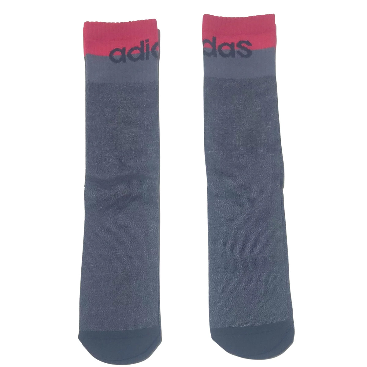 Socks Mens Large Gray Crew 6-12 Cushioned Aeroready 3 Pairs