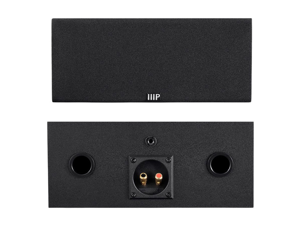 Immersive Home Theater System - Black With 8 Inch 200 Watt Subwoofer. Monoprice Premium 5.1.4-Ch