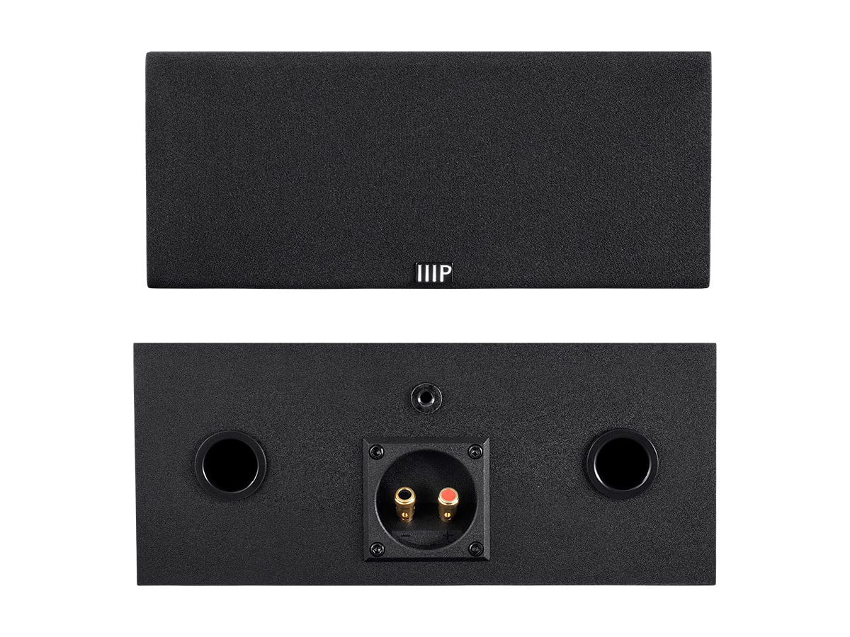Immersive Home Theater System - Black With 8 Inch 200 Watt Subwoofer. Monoprice Premium 5.1.4-Ch