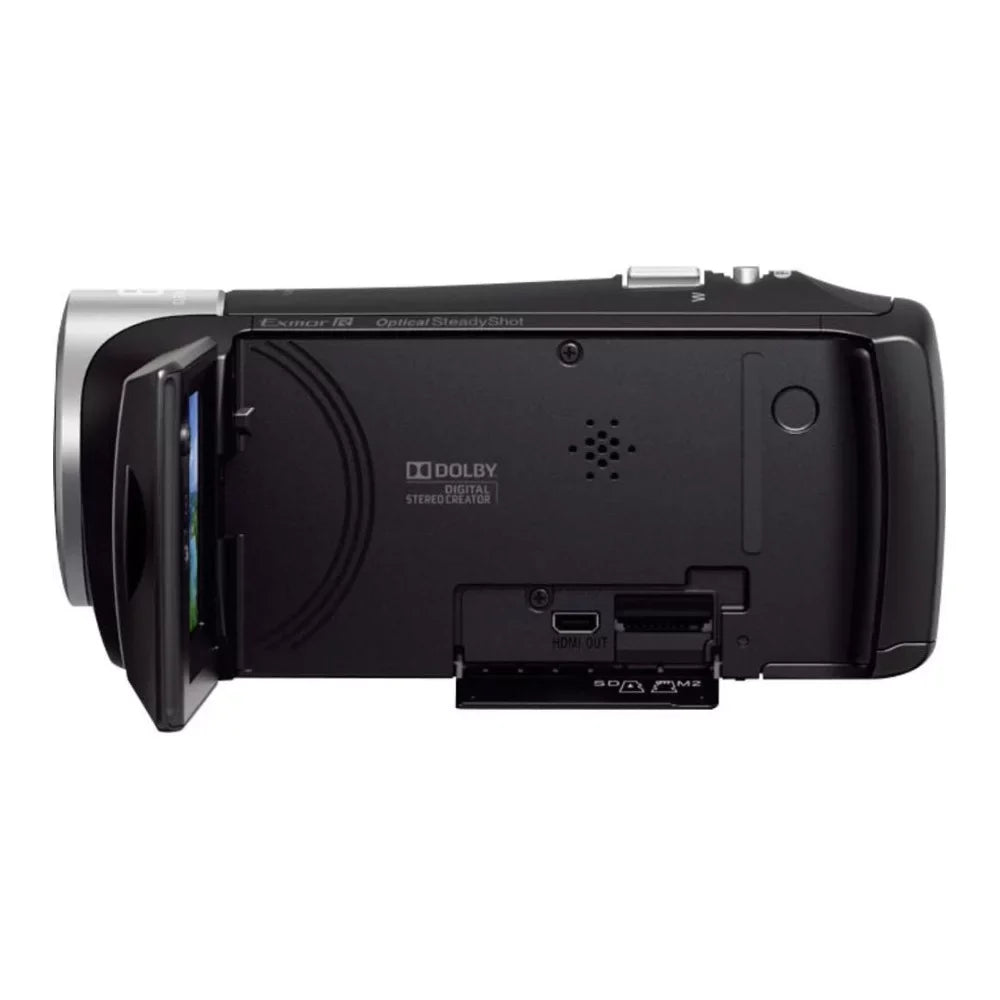 HD Handycam Camcorder (Black) with 32GB microSD Card and Accessory Bundle