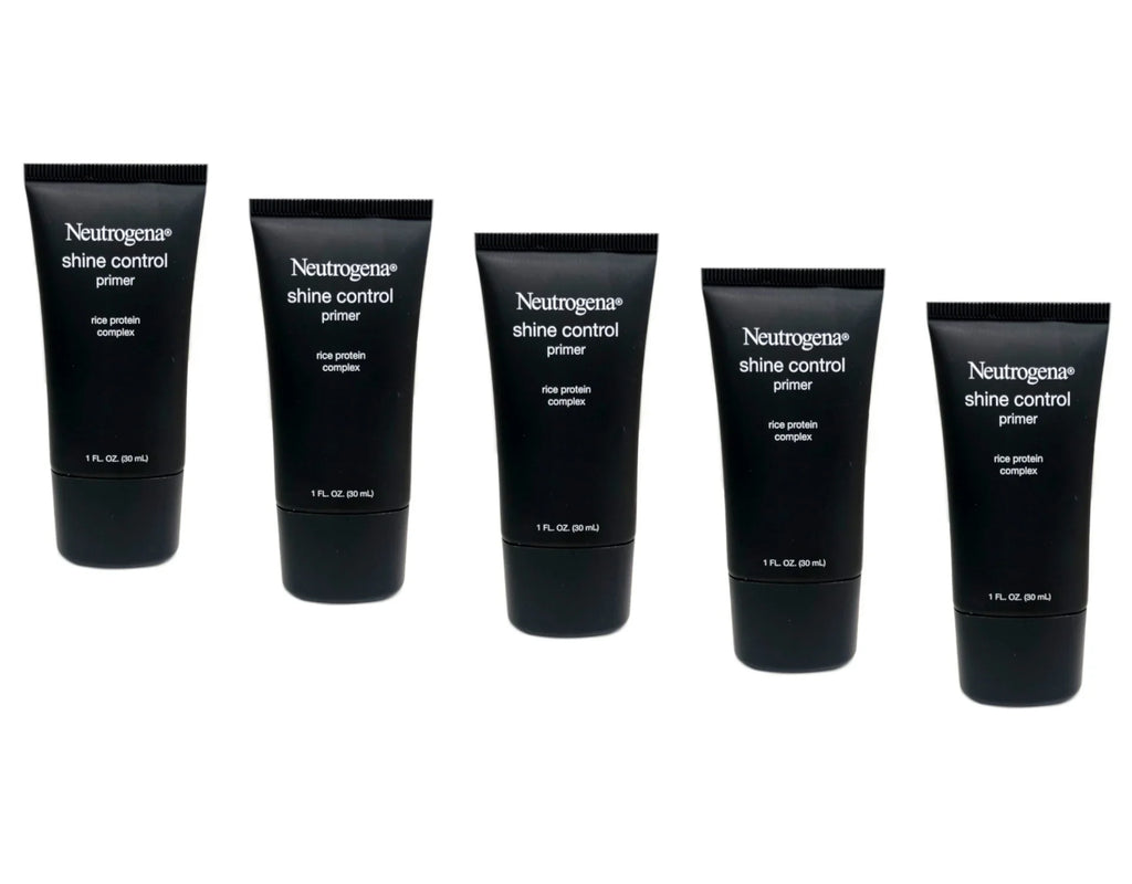 '- Pack of 5. Oz. Neutrogena Shine Control Primer Rice Protein Complex, 1 Fl