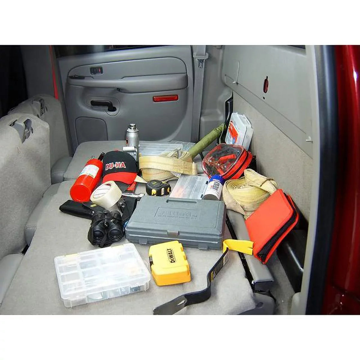 Du Ha 10023 Du Ha Behind The Seat Storage Fits select: 2004-2007 CHEVROLET SILVERADO, 2004-2007 GMC NEW SIERRA