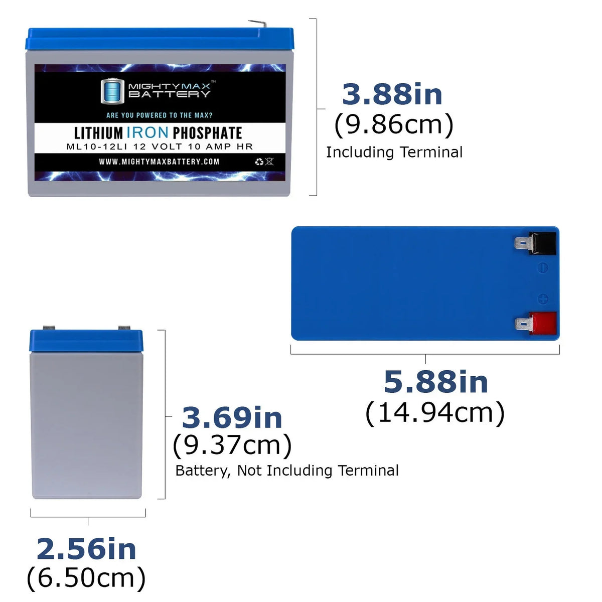 12V 10AH Lithium Replacement Battery appropriate with Streamlight E-Flood Box HL - 3 Pack