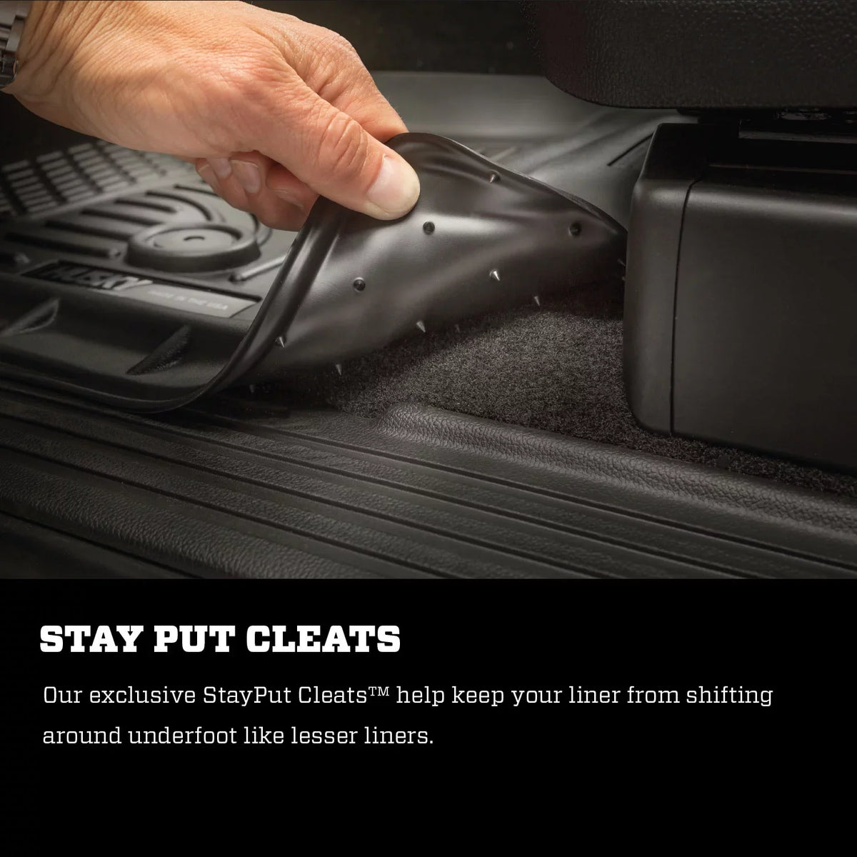 Husky by RealTruck 3rd Seat Floor Liner suitable with 17-18 Pacifica matching with select: 2017-2021 Chrysler Pacifica Touring L, 2020-2021 Chrysler Voyager