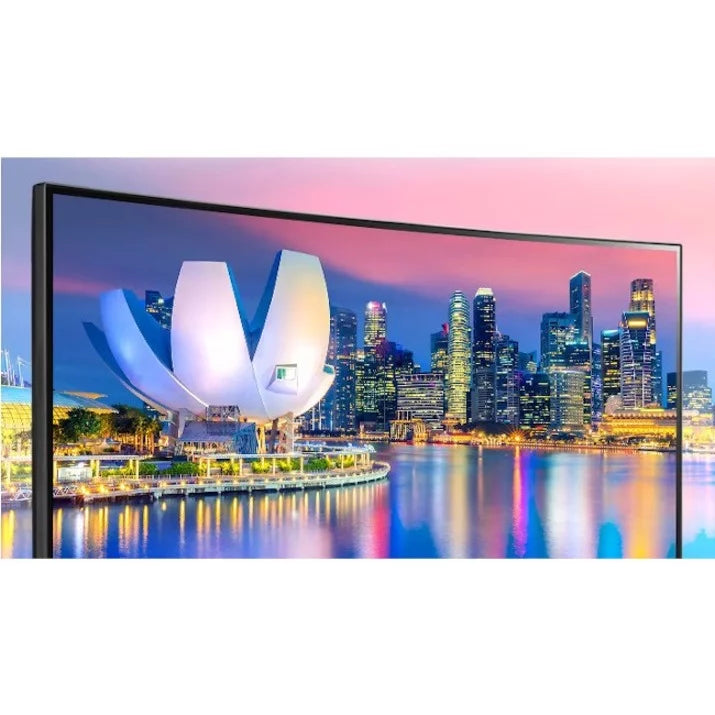 Ultrawide 34\" 3440 x 1440 LED HDR10, sRGB Curved Monitor, Textured Black, 34BQ77QB-B