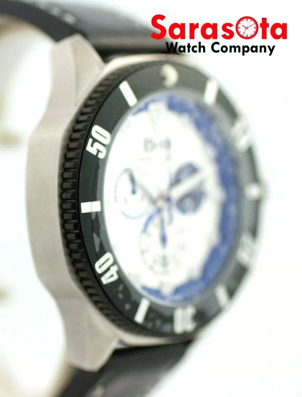 B&amp;H Brandt &amp; Hoffman 14060 Dunbar Chronograph Swiss Quartz Leather Men's Watch