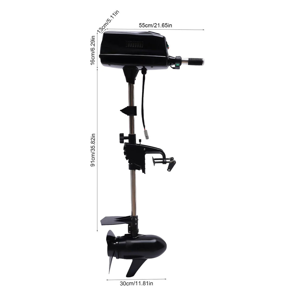 HANGKAI 48V Outboard Trolling Motor vessel Electric ship Engine 2200W Brushless