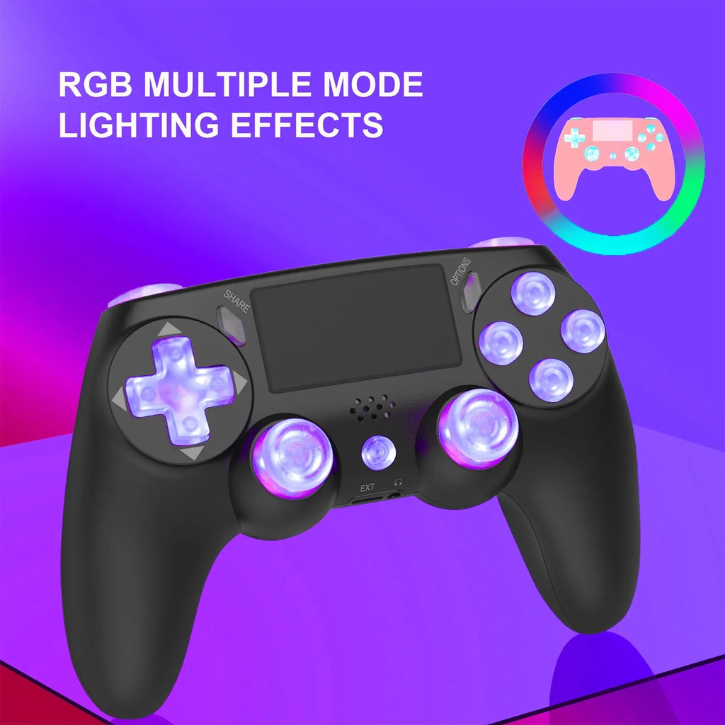 SPBPQY Wireless Controller Game Joystick Controller for PS4/ Slim/Pro,suitable with PS4 Console-Black