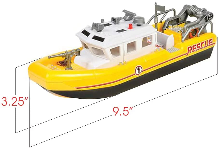 ArtCreativity Aquatic Rescue Vessel, Battery-Operated Toy Ship for Kids, Floats in liquid, Floating Bathtub and Pool Toy for Boys and Girls, outstanding Birthday Gift for Children