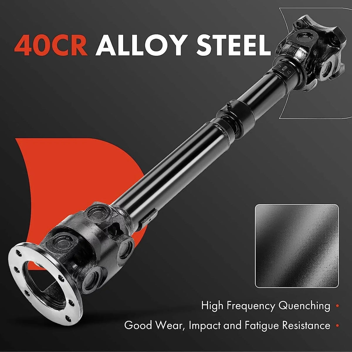 A-Premium Front Complete Drive Shaft Prop Shaft Driveshaft Assembly suitable with Chevrolet Blazer 1995-1997 & GMC Jimmy 1995 & Oldsmobile Bravada 1996-1997, AWD, Replace# 19201891, 26028429