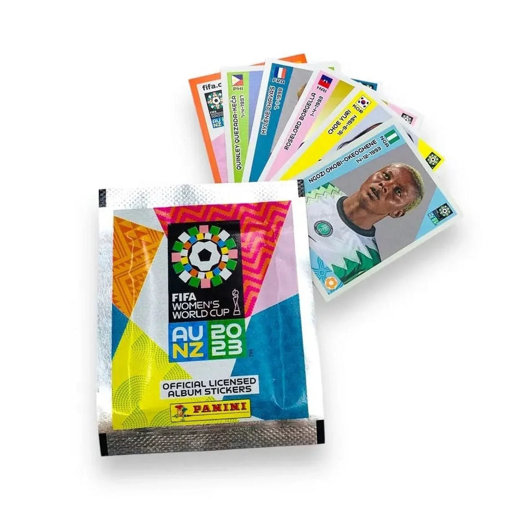 2023 Panini Women's FIFA World Cup Stickers - Bundle 1 (50 Packs & Mega Starter Pack) (Album + 301 Stickers)