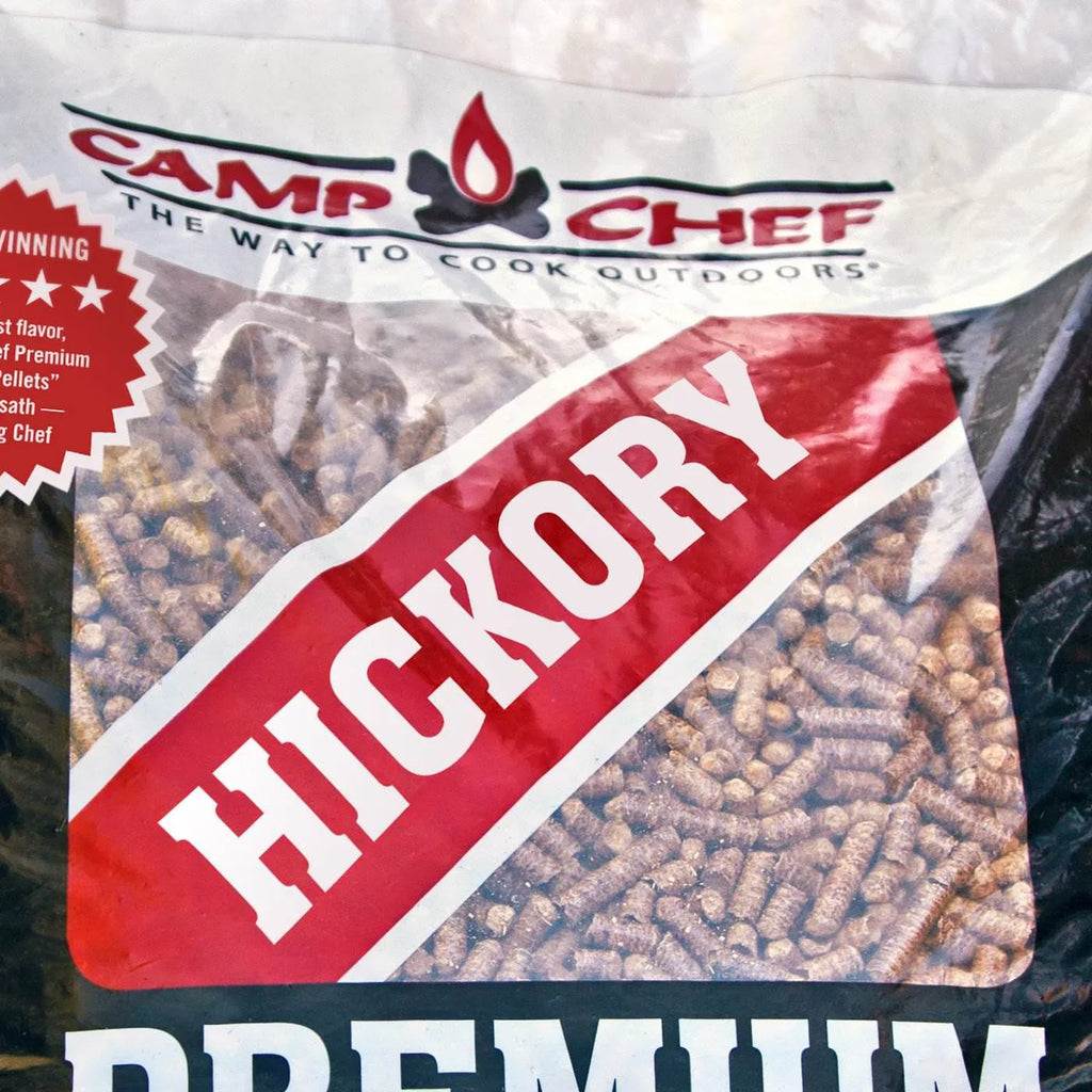 Camp Chef Smoker Grill Premium Hickory BBQ Hardwood Pellets, 20 lbs (2 Pack)
