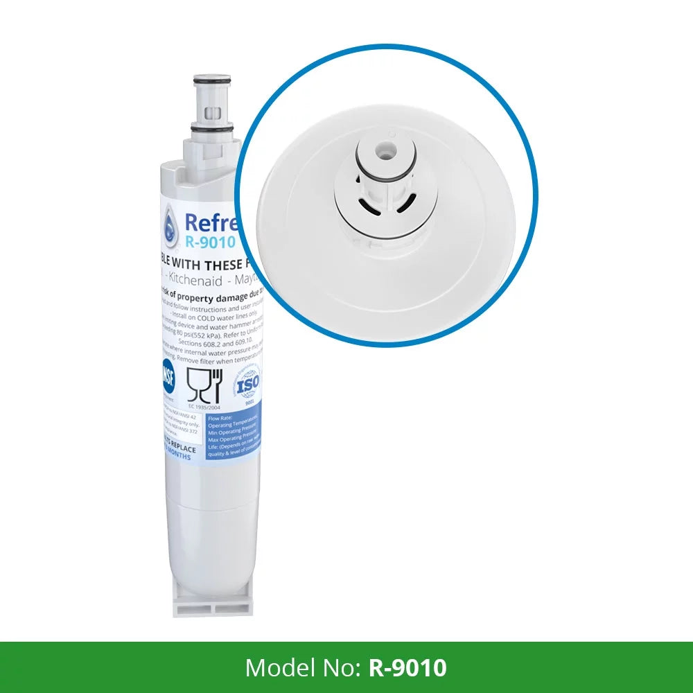 Replacement For Whirlpool ED2GHEXNB04 Refrigerator aqua Filter - by Refresh (4 Pack)