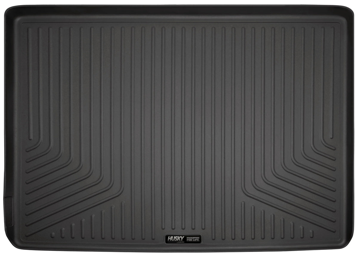Husky by RealTruck - 28221 suitable with 2015-19 Cadillac Escalade ESV, 2015-19 Chevrolet Suburban, 2015-19 GMC Yukon XL Cargo Liner Behind 3rd Seat Black