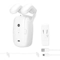 Walmeck WiFi Intelligent Curtain Motor Electric Curtain Robot Automatic Opener No Wiring with Gateways Support APP Remote Control Timer Setup & Sensing matching with Home for Roman Rod