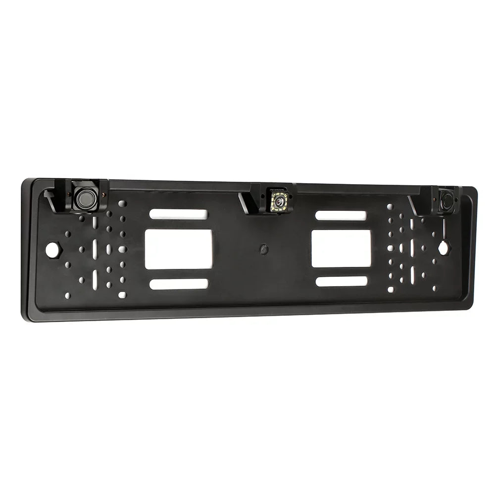 European License Plate Frame Camera - 12 LED Rear View Camera with Reversing System and Parking Sensor Integration