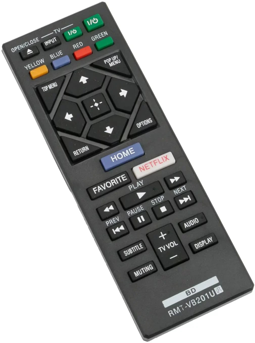 RMT-VB201U Replace Remote Control fit for  Blu-Ray BD Disc DVD Player BDP-BX370 BDP-S1700 BDP-S3700 BDP-S6700